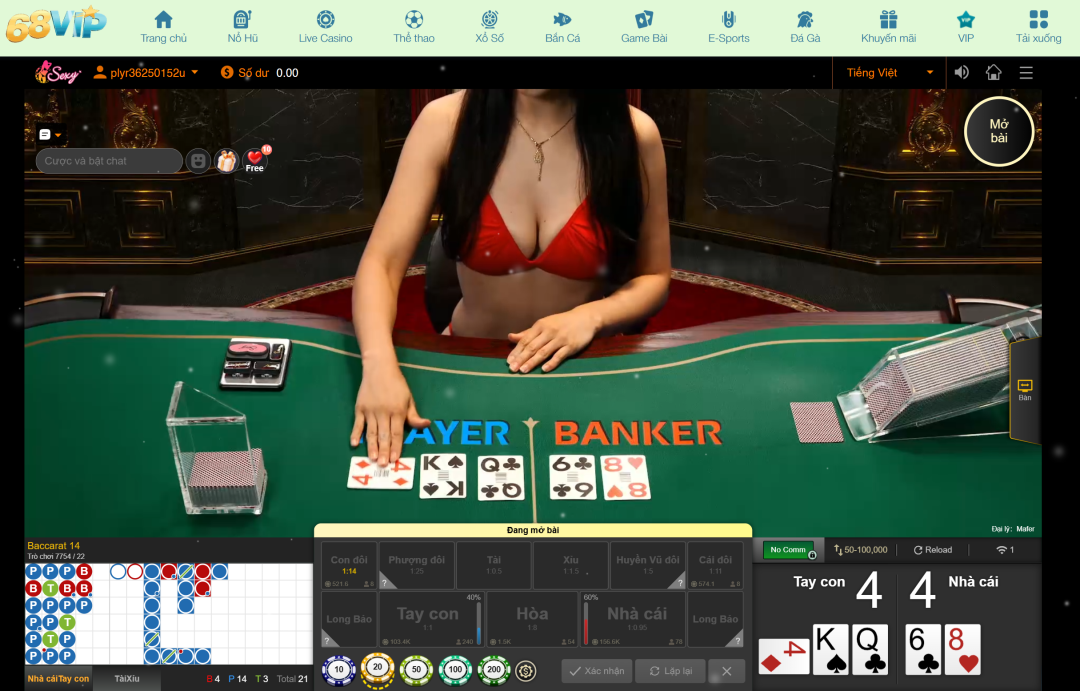 live casino 68vip